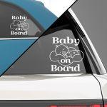 Baby car sticker Baby on Board 3