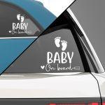 Baby car sticker Baby on Board 2