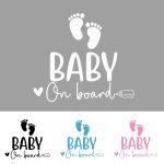 Baby car sticker Baby on Board 2