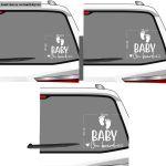 Baby car sticker Baby on Board 2