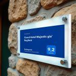 Outdoor plexiglass sign2 levels