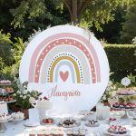 Ξύλινη πινακίδα, Ουράνιο τόξο nordic, προσωποποιημένη