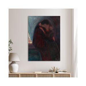 Πίνακας σε καμβά Προσφορά 50x70 cm, The kiss, Munch Edvard