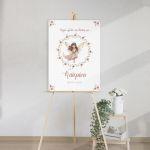 Canvas print welcome to my baptism, Shy Fairy