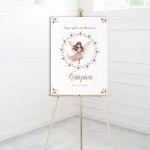 Canvas print welcome to my baptism, Shy Fairy