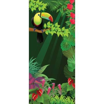 Door sticker Jungle entrance, for kids 2