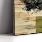 Canvas print Olive tree on a triptych background