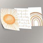 Boho you are my sunshine, poster 3 panels