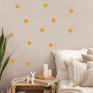 Kids wall stickers Sun pattern