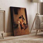 Canvas print Grandmother and grandchildren, Gizis