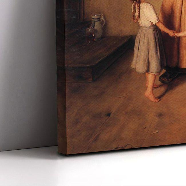 Canvas print Grandmother and grandchildren, Gizis