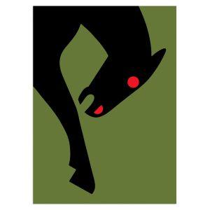 Modern design horse, poster 2