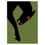 Modern design horse, αφίσα, κάδρο 