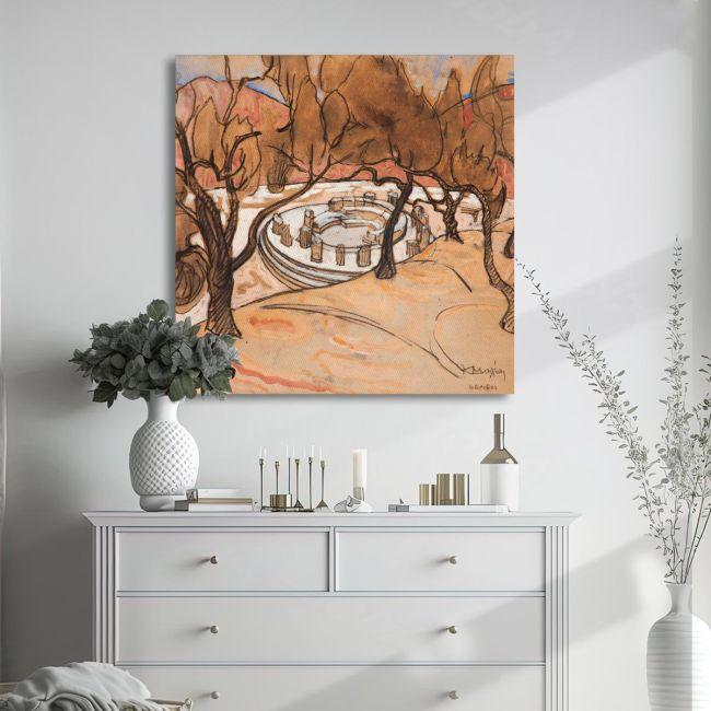 Canvas print Delphi, Maleas