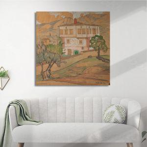 Canvas print Mansion in Mytilene, Maleas