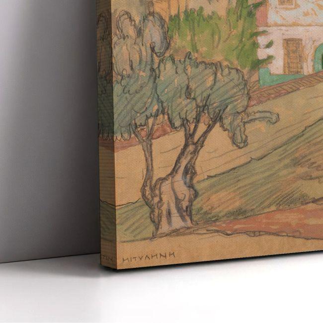 Canvas print Mansion in Mytilene, Maleas