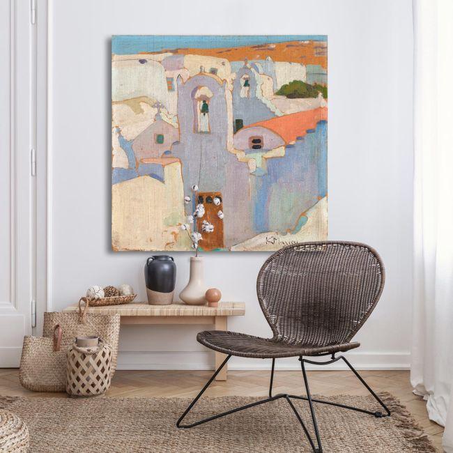 Canvas print Cycladic landscape, Maleas