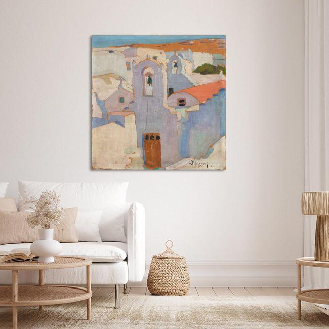 Canvas print Cycladic landscape, Maleas