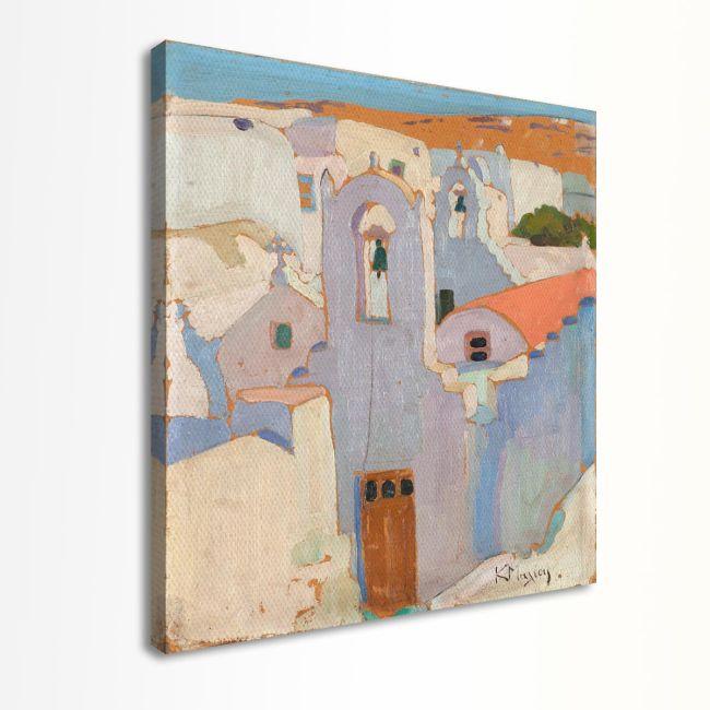Canvas print Cycladic landscape, Maleas