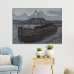 Canvas print Evening at Weesperzijde Sun, Mondrian P.