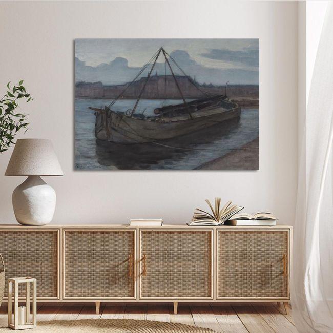 Canvas print Evening at Weesperzijde Sun, Mondrian P.