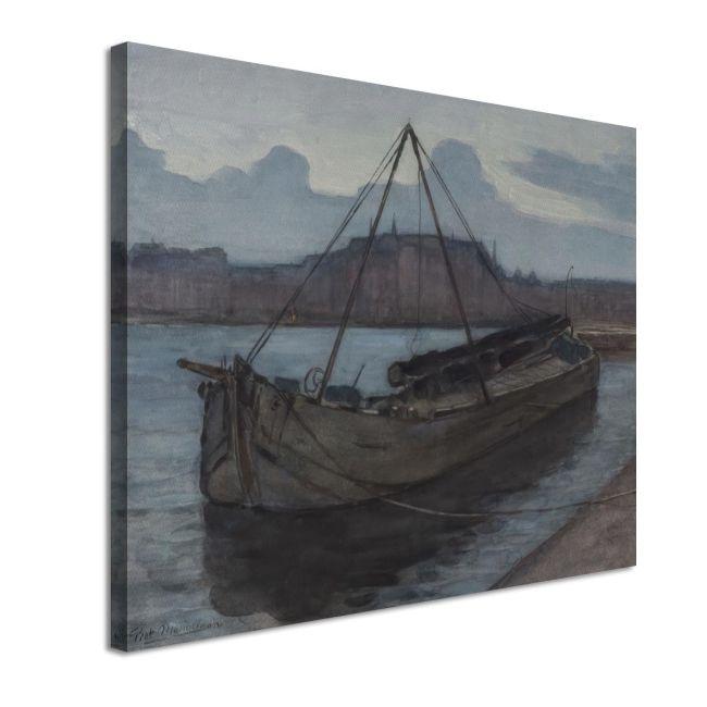 Πίνακας ζωγραφικής Evening at Weesperzijde Sun, Mondrian P.