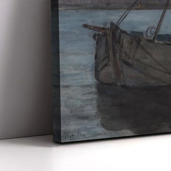 Canvas print Evening at Weesperzijde Sun, Mondrian P.