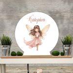 Wooden printed sign, Shy fairy 2