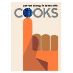 Always in touch with cooks, poster