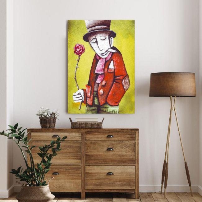 Canvas print Flower in hand