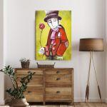 Canvas print Flower in hand