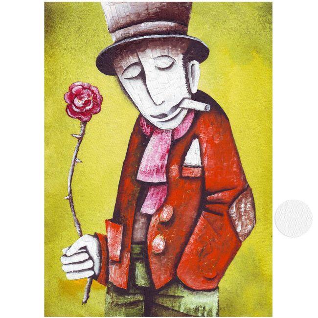 Canvas print Flower in hand