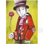 Canvas print Flower in hand