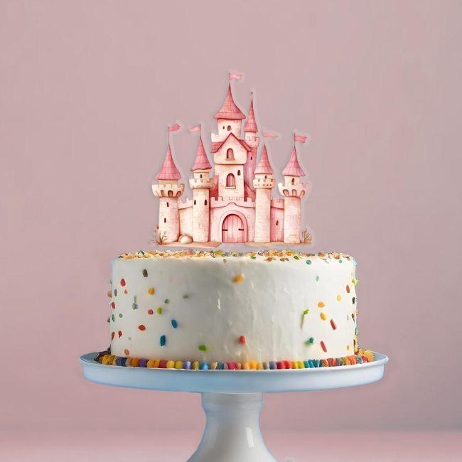 Cake topper Name and number minimal