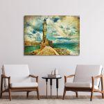 Canvas print Lighthouse vintage