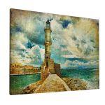 Πίνακας σε καμβά Φάρος, Lighthouse vintage