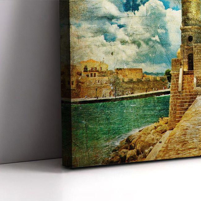 Canvas print Lighthouse vintage