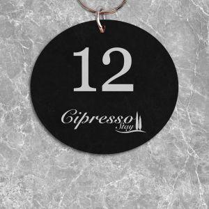 Plexiglas key ring, tranparent plexi engraved, personalized 2