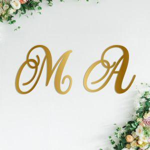 Plexiglass Set 2 monograms personalized 2