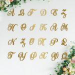 Plexiglass Set 2 monograms personalized