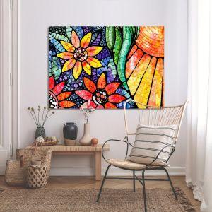 Πίνακας σε καμβά Flowers in vitro style 2