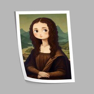 Mona Lisa manga style, αφίσα, κάδρο 2