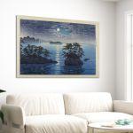 Πίνακας ζωγραφικής Moonlight at Matsushima, Kawase Hasui
