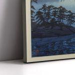 Canvas print Moonlight at Matsushima, Kawase Hasui