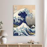 Πίνακας ζωγραφικήςThe great wave off Kanagawa, κάθετο, K. Hokusai