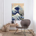 Πίνακας ζωγραφικήςThe great wave off Kanagawa, κάθετο, K. Hokusai