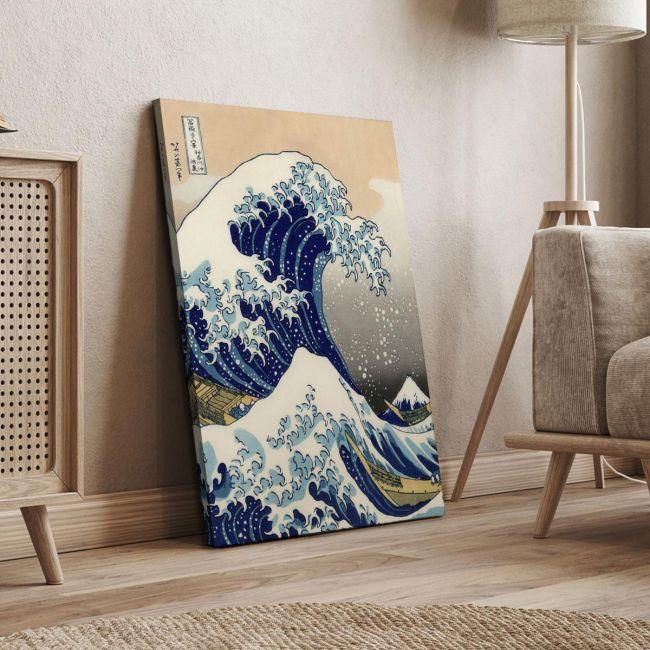 Πίνακας ζωγραφικήςThe great wave off Kanagawa, κάθετο, K. Hokusai