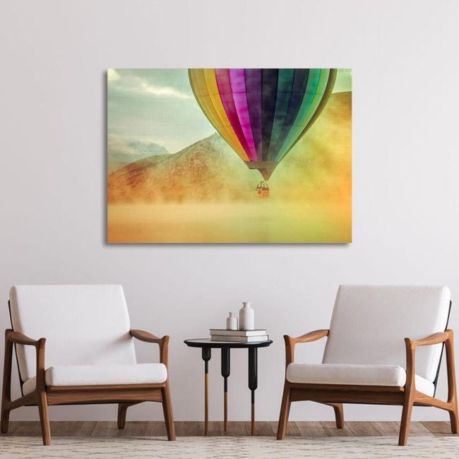 Canvas print Hot air balloon, Balloon ride