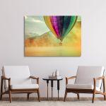 Canvas print Hot air balloon, Balloon ride