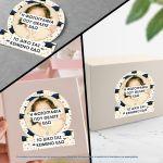 Graduations Sticker label photo and text